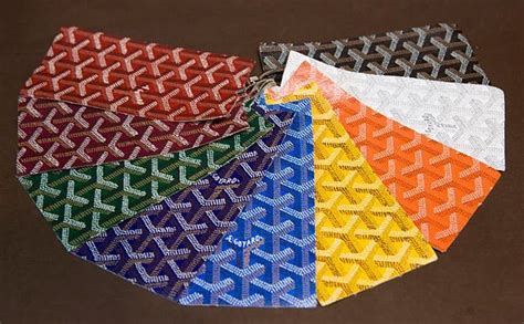 goyard leather where is it made from|goyard pattern.